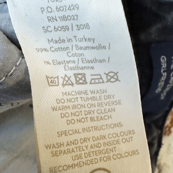 Boden Side Stripe Cavendish Girlfriend Jeans Women Sz 14 Black Grunge Preppy - Picture 7 of 14